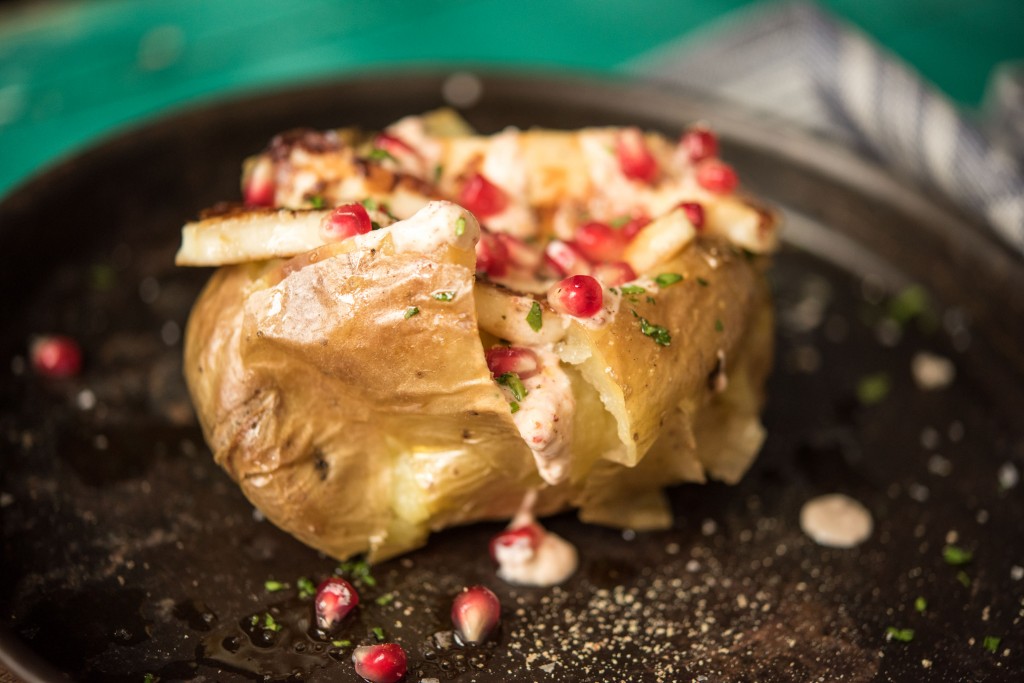 Healthy baked potato
