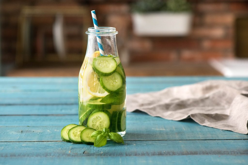 The flavored water - Cucumber