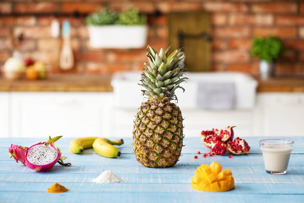 Unsere exotische Ananas Smoothie Bowl: Zutaten