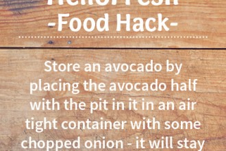 Save That Avocado!