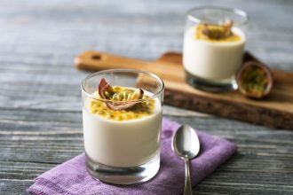 Blood Orange Mousse with Passion Fruit Recipe