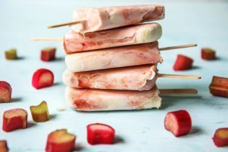 rhubarb ice lollies recipe