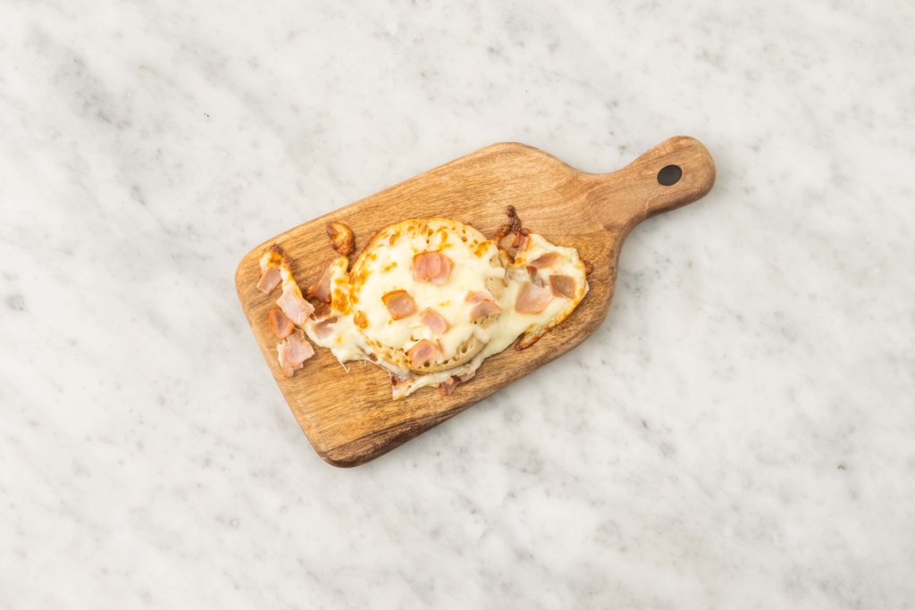Ham and Cheese Crumpets Images