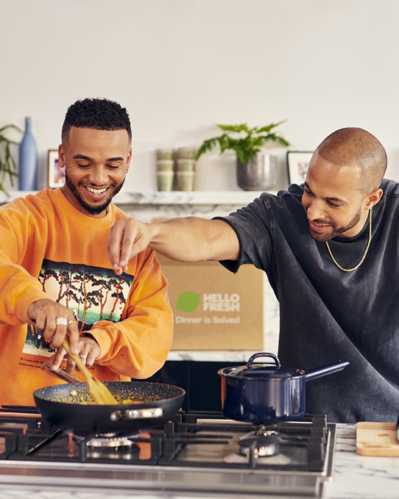 Aston and Marvin cooking image 