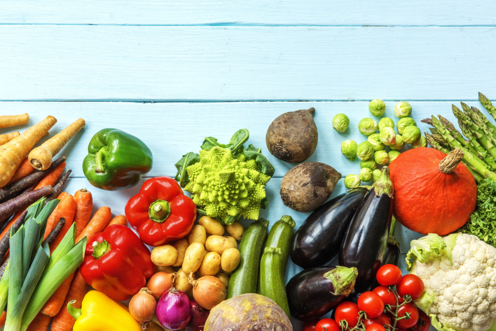 Vegan Vorteile: Große Auswahl an frischem Gemüse